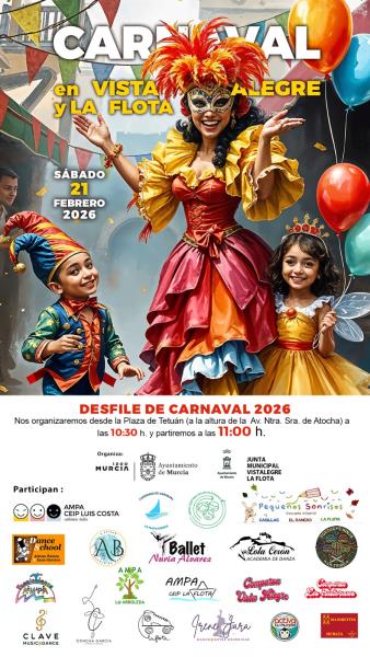 El Carnaval de Murcia 2024 calienta motores: programación, desfiles y mucha fiesta en la capital