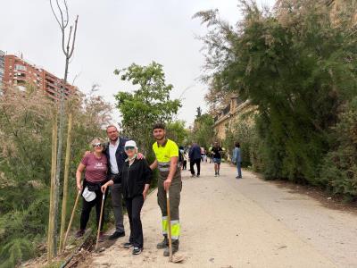 El Ayuntamiento de Murcia refuerza el Plan Foresta con nuevas plantaciones en la Mota del Río