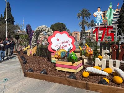 El Jardín de Primavera de Murcia se prepara para lucir sus mejores galas tras una exhaustiva revisión técnica