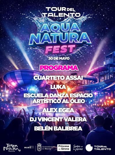 Murcia se refresca con el AquaNaturaFest: Música, naturaleza y gastronomía local se unen en un evento único